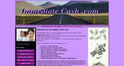 Desktop Screenshot of immediatecash.com